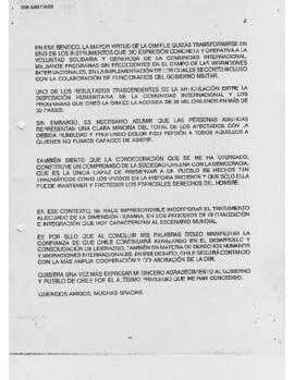 Intervención del señor Roberto Kozak en la ceremonia de condecoración con la orden de Bernardo O ...