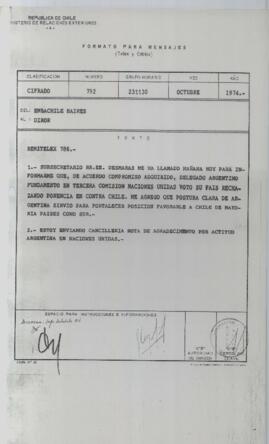 [Télex Reservado Nº 49 ]
