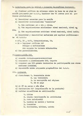 Estrategia de la unidad