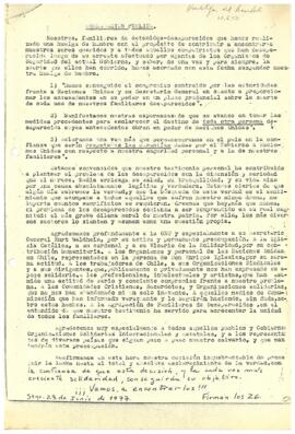 Declaración pública
