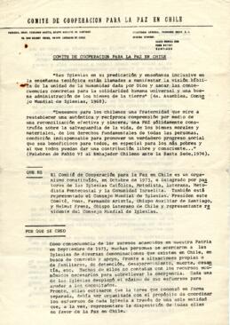 Comité de Cooperación para la paz en Chile