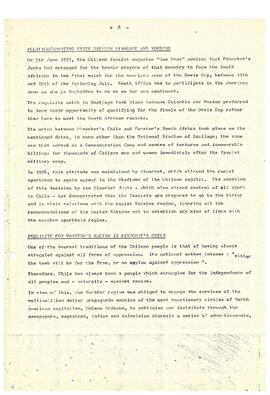Pinochet-Vorster. Conspiracy against the human race -Further evidence (8)