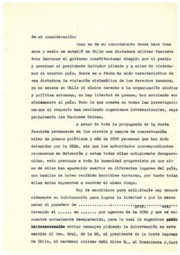 De mi consideración…