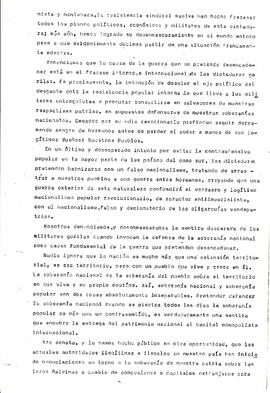 Declaración sobre conflicto Chile-Argentina por el Canal del Beagle (3)