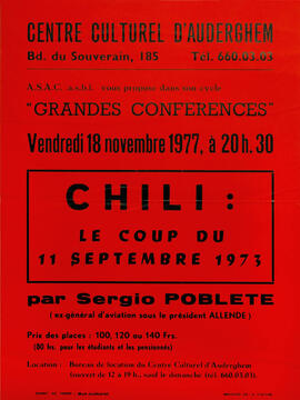 Chili le coup du 11 septembre 1973 - Chile, el golpe de Estado del 11 de septiembre 1973