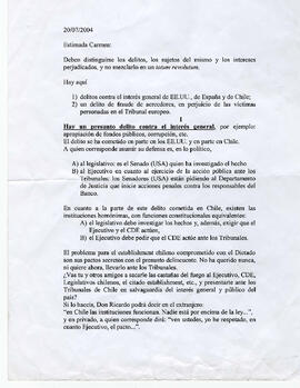 Estimada Carmen: (1)