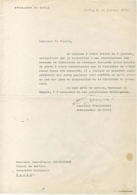 [Monsier le Député...]