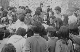 Pobladores de La Victoria durante Aniversario de la JJCC