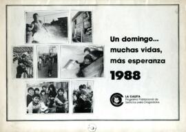 Calendario 1988. Un domingo... muchas vidas, más esperanza